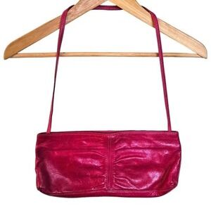 Y2K Aldo Hot‎ Pink Leather Baguette Shoulder Bag